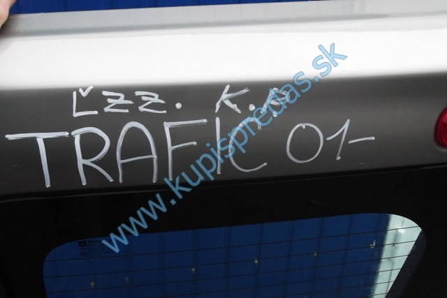 ľavé zadné dvere na renault trafic, opel vivaro, nissan primastar, originálne autodiely