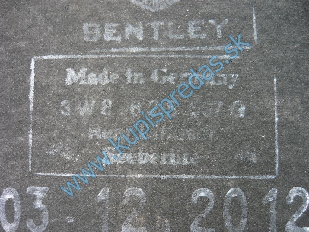 Spodný kryt motora Bentley Continental GT  