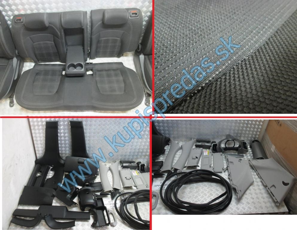 Predné-zadné sedačky + tapacíry KIA SPORTAGE