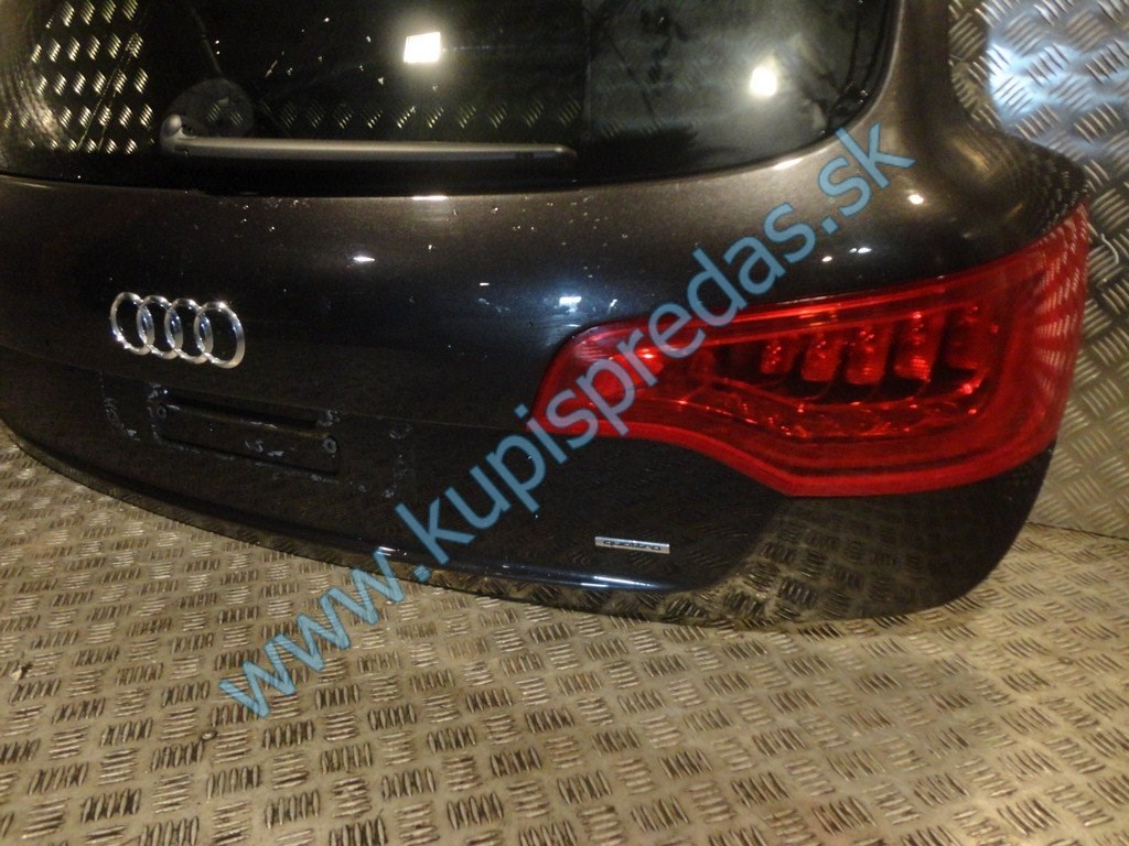 Kufrové dvere kompletné+zadný nárazník AUDI Q7