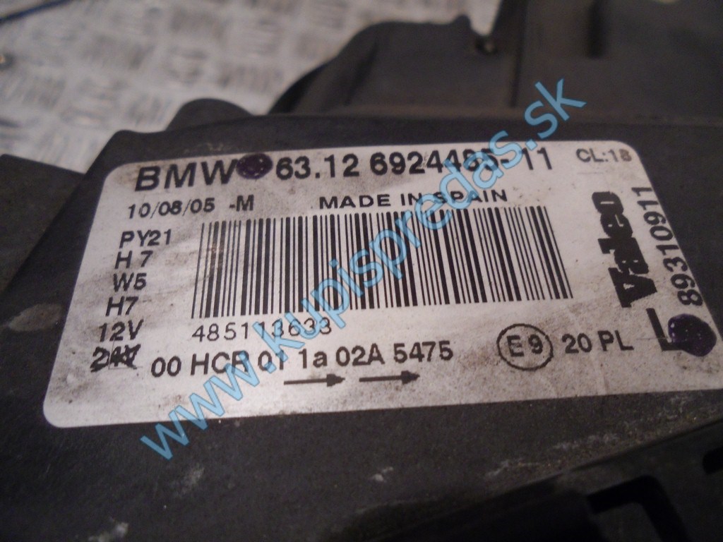 Predné svetlo ľavé BMW 1 E87 E81 E82