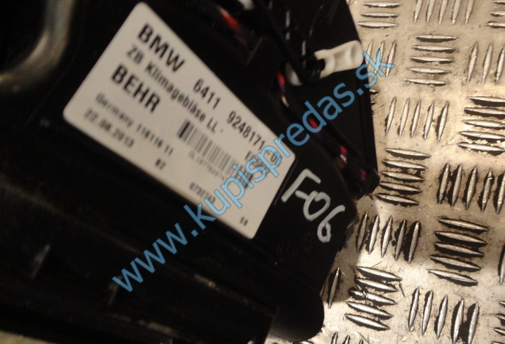 Ventilátor kúrenia BMW F06 F10 F11 F01 F12