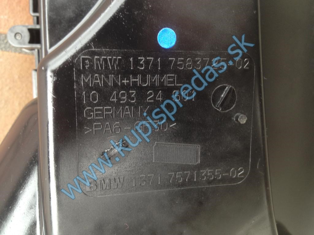 Obal vzduchového filtra BMW 7 F01 F02 4.0i BMW 5 F07 F10 F11 3.5i BMW 6 F06 F12 