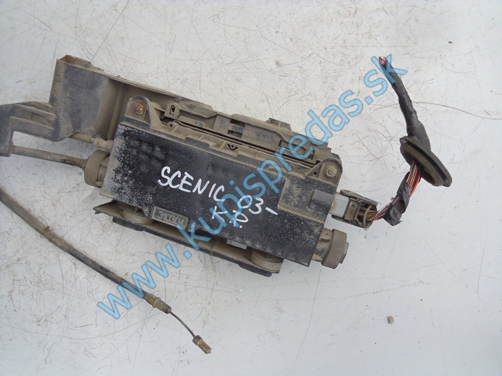 elektrická ručná brzda na renault scénic 2, autodiely na renault scénic