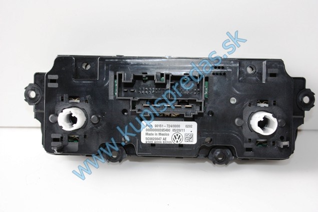 Ovládací panel kúrenia a klímy VW Beetle 2,0 TSI  