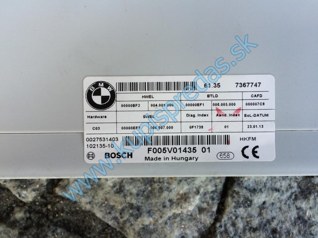 Kompletné plynové vzpery kufrových dverí BMW X5 F15