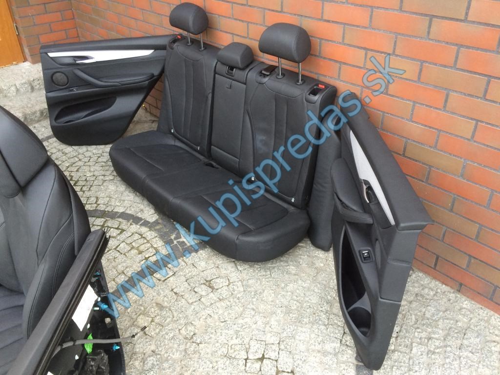 Predné-zadné kožené sedačky + tapacíry BMW X5 F15