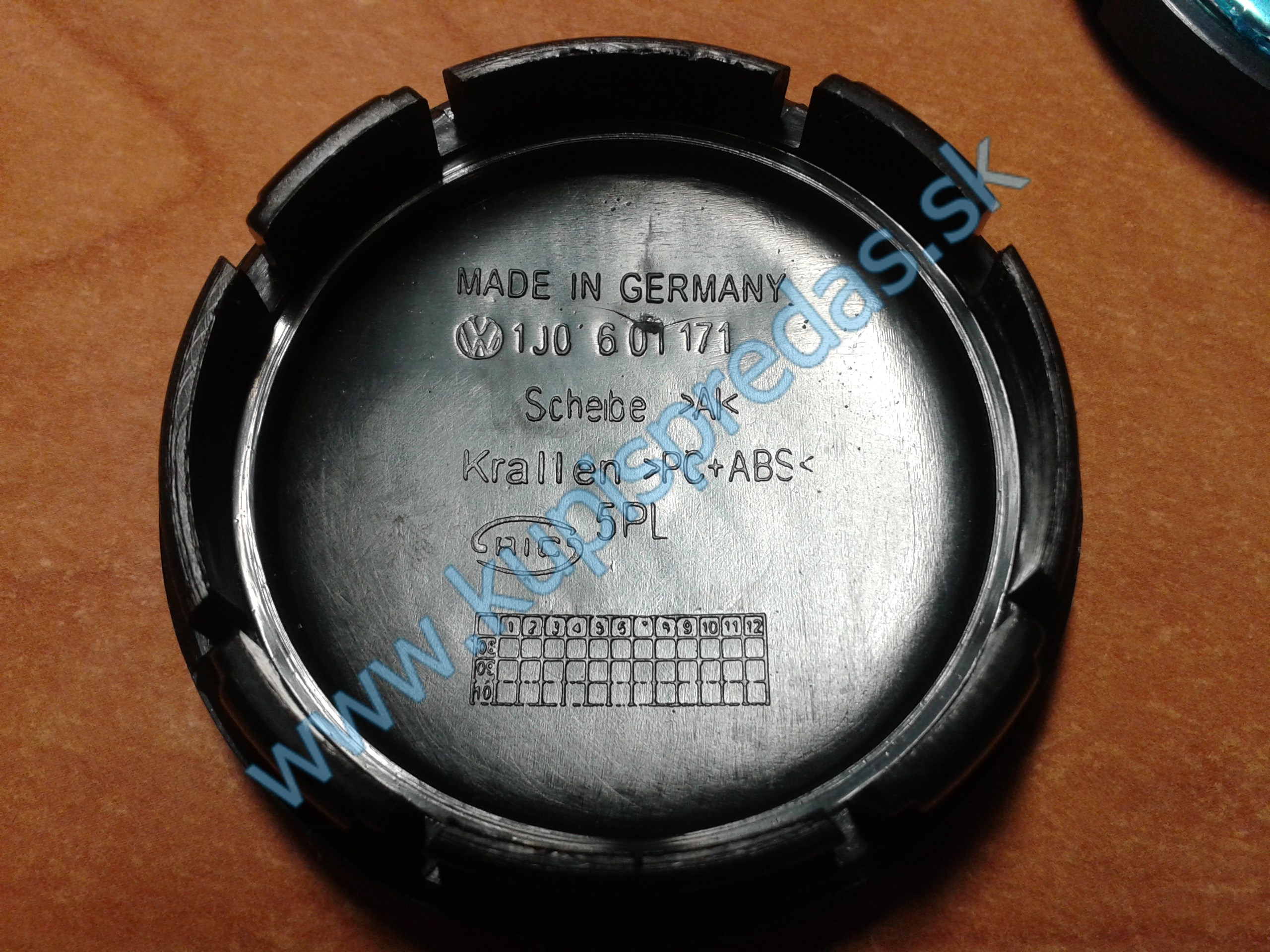 Krytky kolies Volkswagen 50mm / 55mm