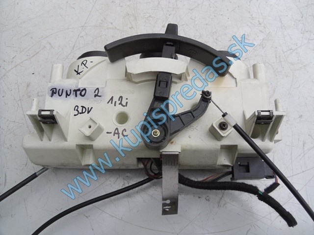panel ovládania kúrenia na fiat punto 2, autodiely na fiat punto 2, 