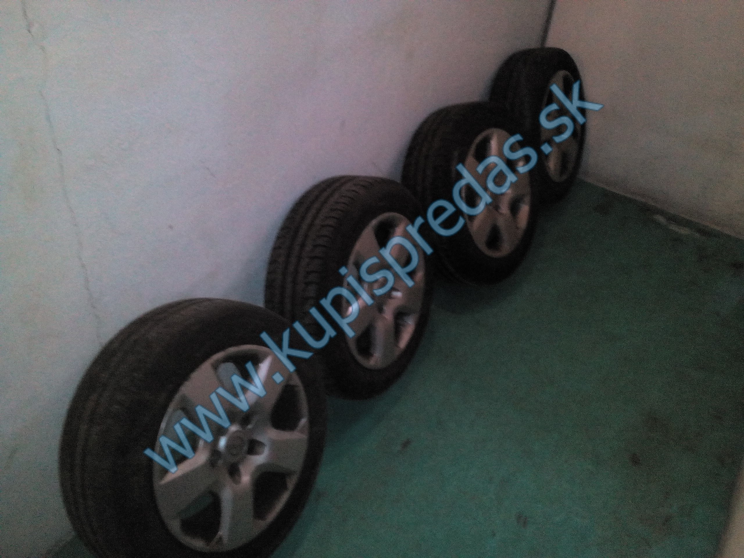disky opel 5 lúčové 16"+ pneu Kleber