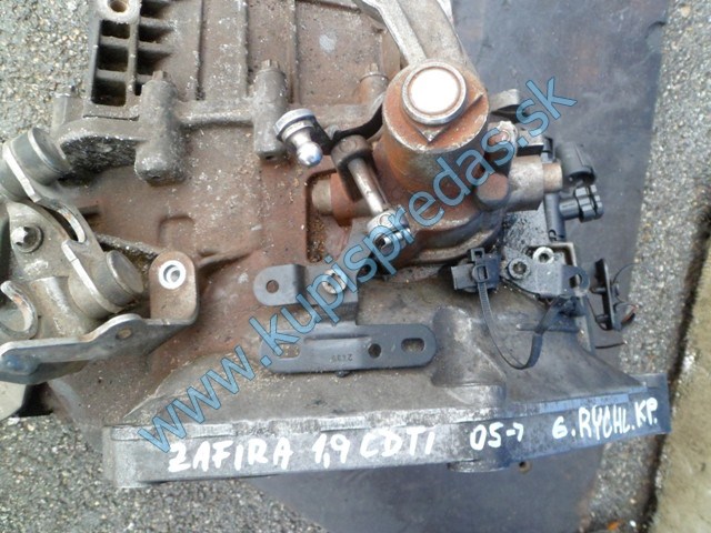 prevodovka na opel zafiru B 1,9cdti, autodiely na opel zafira, 
