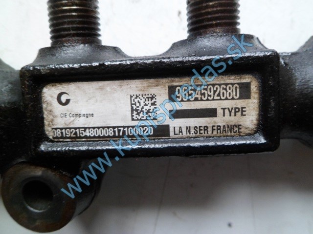 palivová rampa na ford fusion, 1,4tdci, autodiely na ford fusion,  