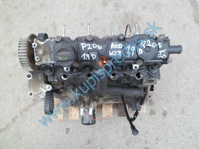 motor na peugeot 206 1,9d, autodiel na peugeot 206