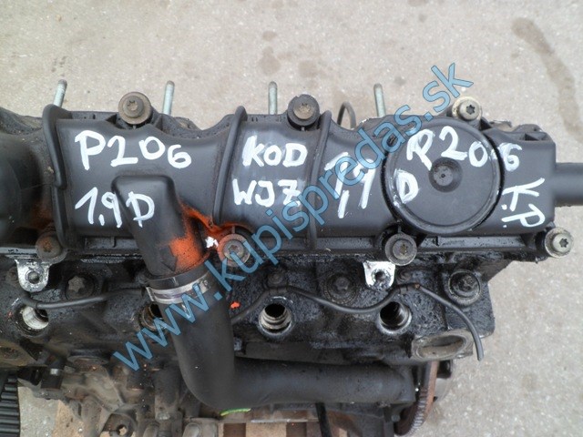 motor na peugeot 206 1,9d, autodiel na peugeot 206