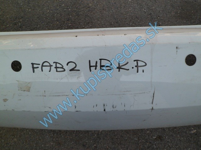 zadný nárazník na škodu fábiu 2 HB, autodiely na škoda fábia 2 HB, 