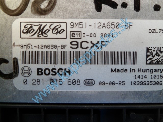 riadiaca jednotka na ford focus 2 1,6tdci, autodiely na ford focus, 