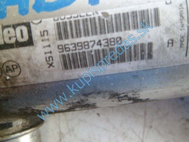 chladič výfukových plynov na peugeot 307 2,0hdi, 9639874380,  