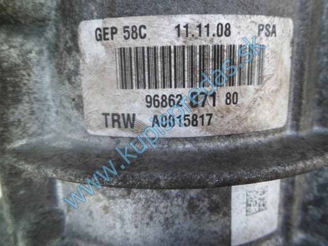 servočerpadlo na peugeot 308, elektrické, 9686207180, 