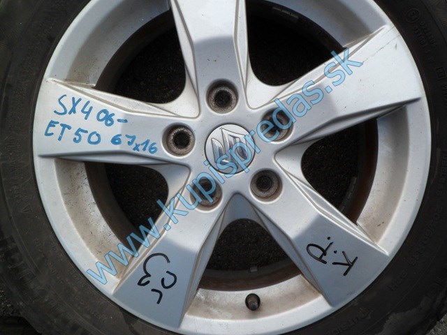 elektrónové kolesá na suzuki sx4, 6Jx16, et50, 
