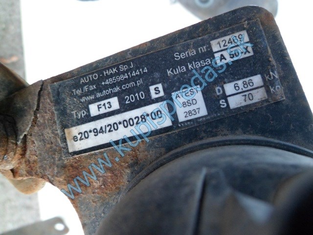 ťažné zariadenie na citroen berlingo , 