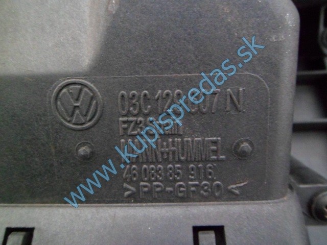 horný kryt na motor na vw volkswagen golf 5 1,6fsi, 