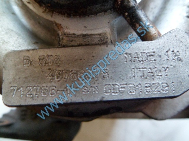 turbo na fiat stilo 1,9jtd, 712766-1, 46786078, 