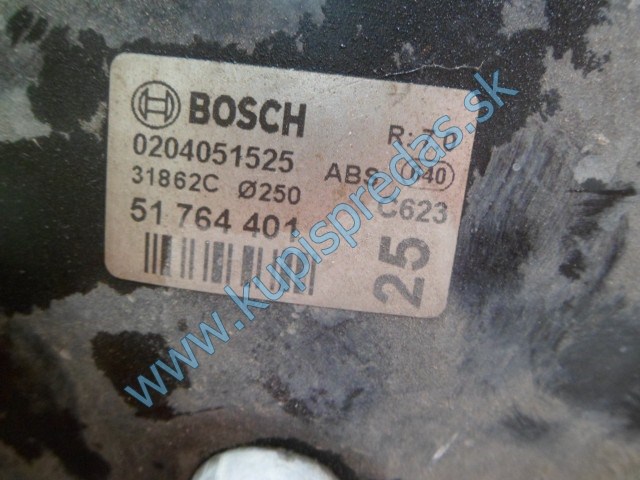 hlavný brzdový posilovač na fiat doblo 1,3jtd, 51764401, 