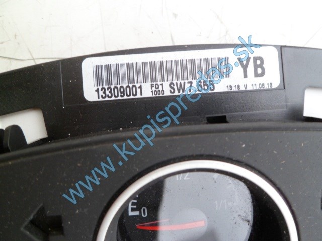 tachometer na opel zafiru B 1,7cdti, 13309001