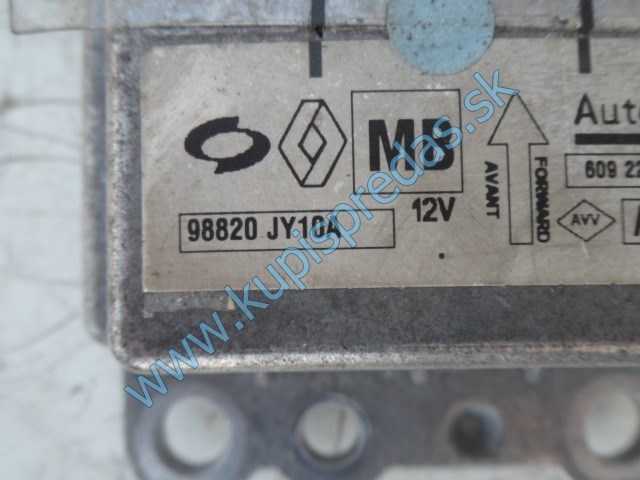 riadiaca jednotka airbagov na renault koleos, 98820JY10A, 