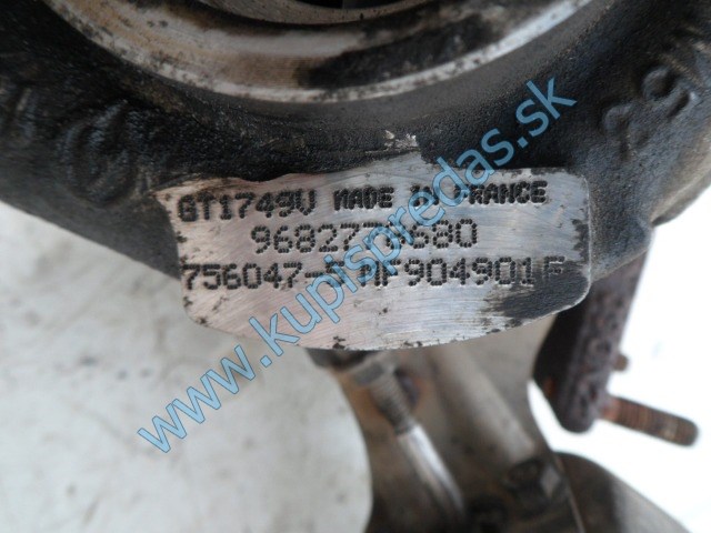 turbo na citroen c5 2,0hdi, 9682778680, 