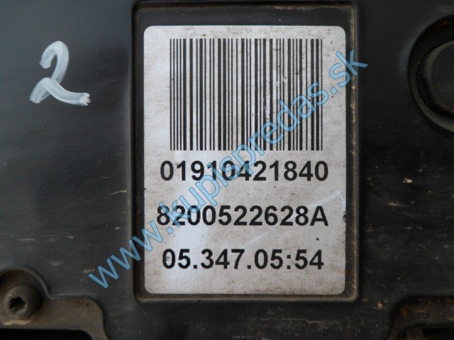 elektrická ručná brzda na renault grand scénic, 8200522628A