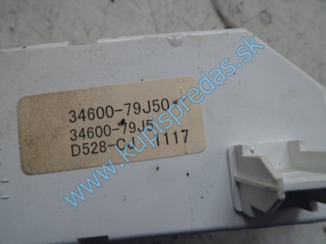 digitálne hodiny na suzuki sx4 1,6D, displej, 34600-79J50, D528-CJ
