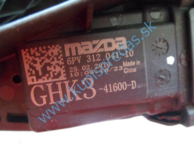 plynový pedál na mazdu 3 HB 2,0i, GHK3-41600-D