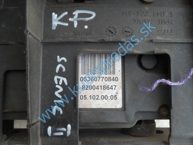 elektrická ručná brzda na renault scénic 2, 8200418647