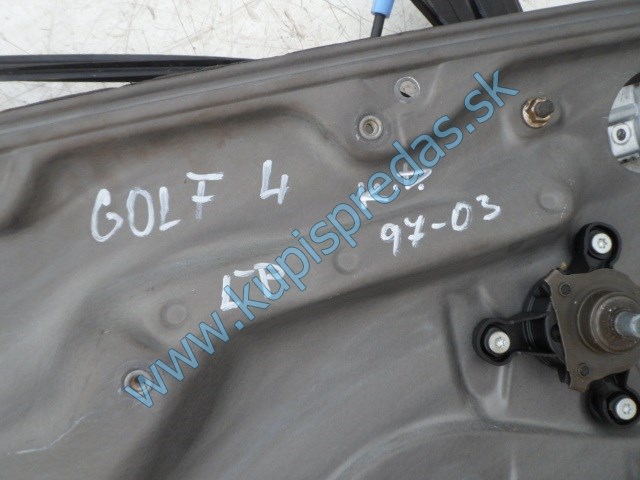 ľavé predné sťahovanie okna na vw volkswagen golf 4, manuálne, 