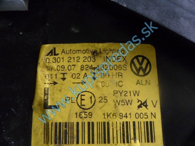 ľavé predné svetlo na vw volkswagen golf 5, 1K6941005N