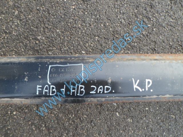 zadná výstuha nárazníka na škodu fábiu 1 HB, 6Y6807305