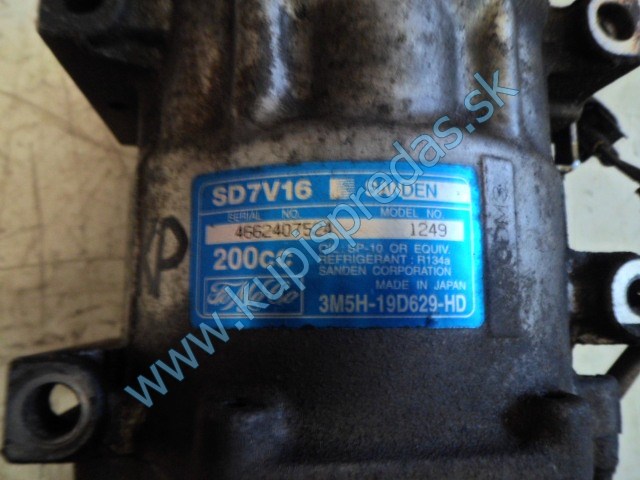 kompresor klimatizácie na volvo s40 2,0d, 4662407524, 3M5H19D629-HD