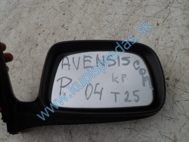 pravé spätné zrkadlo na toyotu avensis T25, 7 pinov