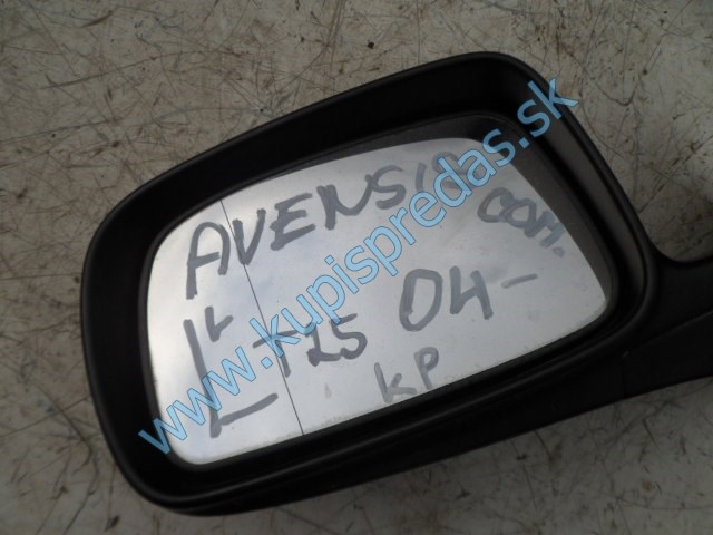 ľavé spätné zrkadlo na toyotu avensis t25, 7 pinové, 