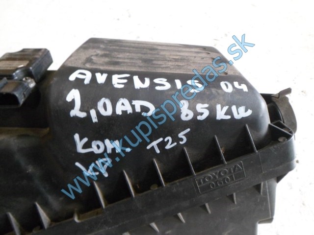 obal vzduchového filtra na toyotu avensis t25 2,0D, 040333
