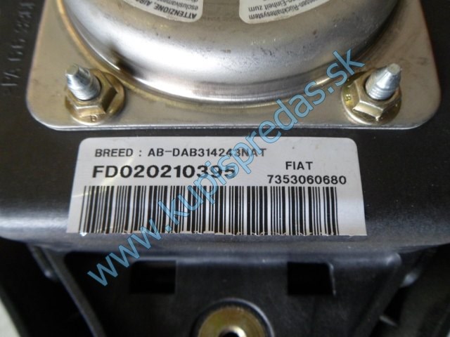 volantový airbag na fiat ducato, 735306080