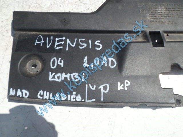 horný plast na chladiče na toyotu avensis t25, 2,0d, 