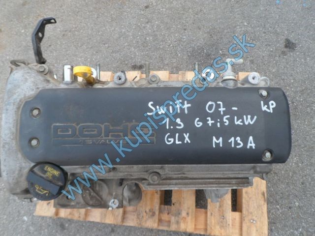 motor na suzuki swift 1,3i, 67,5kw, M13A, 