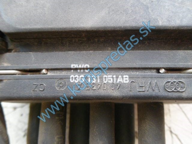 podtlaky na vw volkswagen touran 1,9tdi, 03G131051AB, 6Q0131051AB