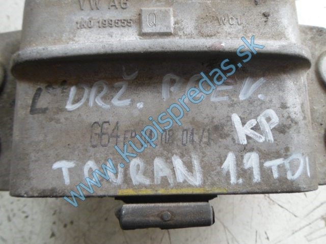 pravý držiak na prevodovku na vw volkswagen touram 1,9tdi, 1K0199555