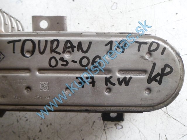 chladič egr na vw volkswagen touran 1,9tdi, 77kw, 03G131063E, 039131513AD