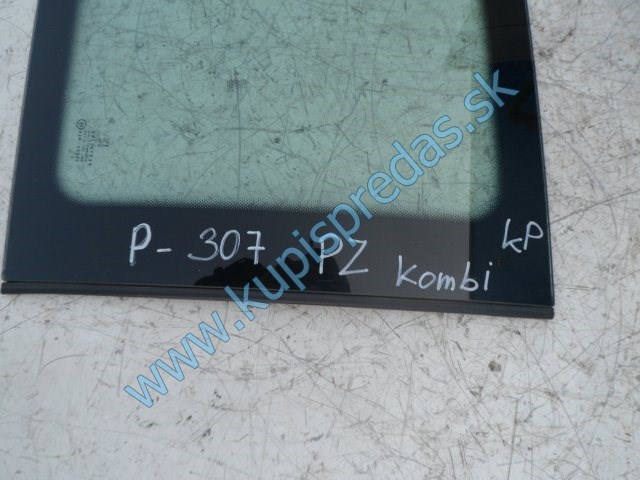 pravé zadné sklo na peugeot 307 kombi, combi do karosérie