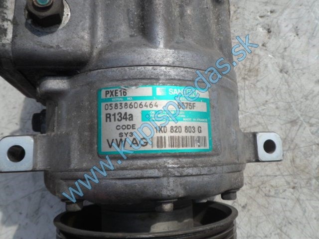 kompresor klimatizácie na vw volkswagen touran 1,9tdi, 1K0820803G