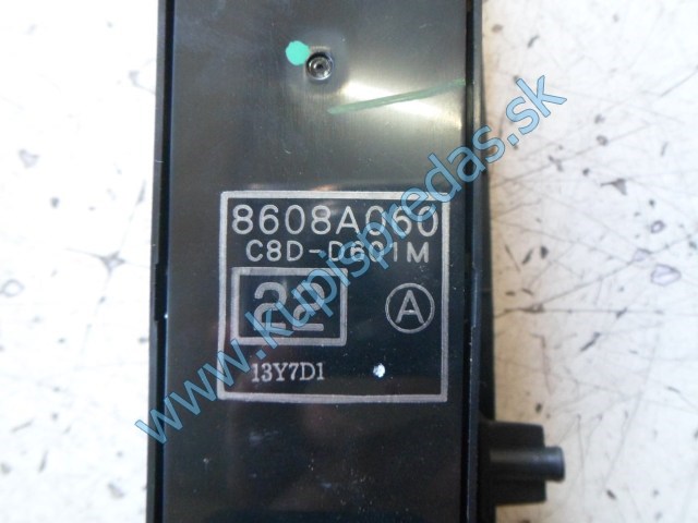 ľavý predný vypínač na otváranie okna na mitsubishi outlander, 8608A060